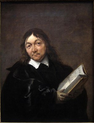 Jan Baptist Weenix (1621–1659), Portrait von René Descartes (1596–1650), Öl auf Leinwand, 45,1 x  34,9 cm, ca. 1647–1649; Bildquelle:  © Collectie Centraal Museum, Utrecht/Ruben de Heer http://www.centraalmuseum.nl/page.ocl?pageid=48&mode=&version= 