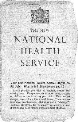 The New National Health Service Leaflet 1948 IMG